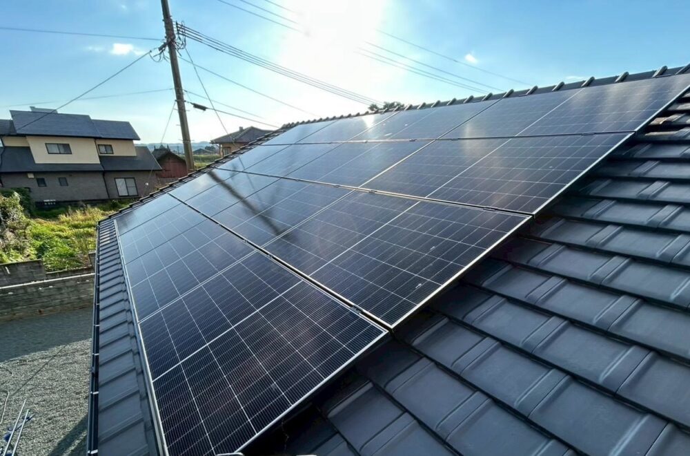 太陽光発電システム設置工事 ー山鹿市鹿本町