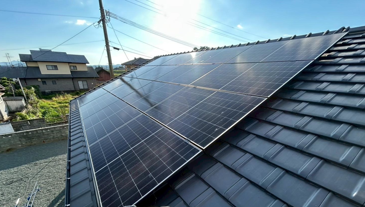 太陽光発電システム設置工事 ー山鹿市鹿本町