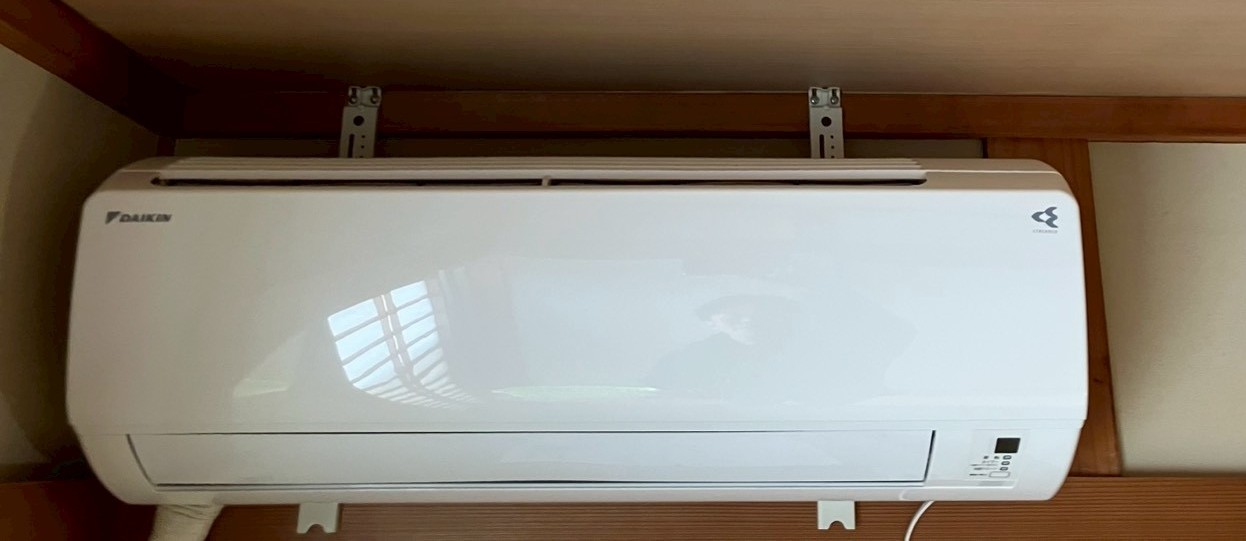 エアコンを取替工事をしました　－熊本市東区長嶺東　M様邸