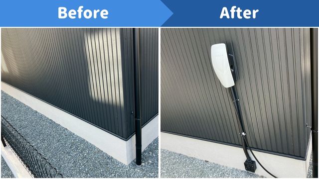 EV充電器 新規設置｜熊本市北区楡木｜S様邸