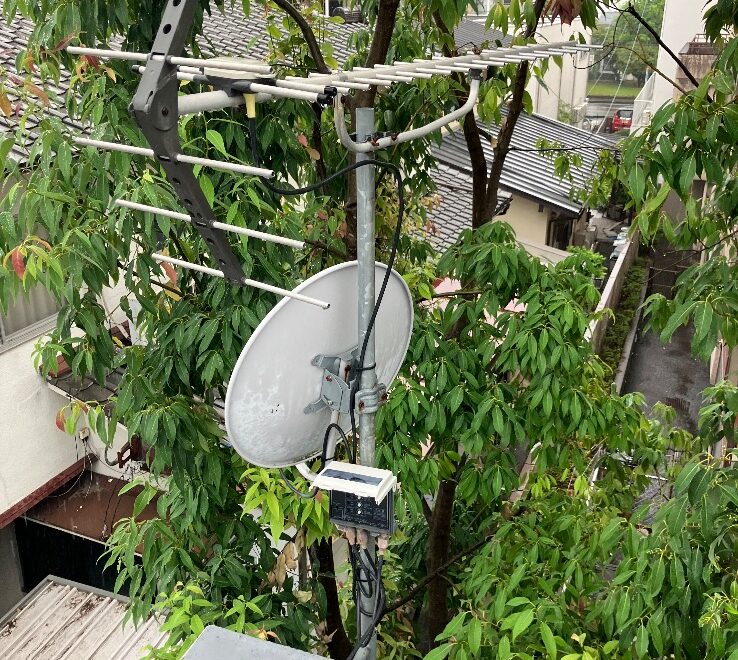 テレビアンテナ 交換工事｜熊本市中央区京町｜O様邸