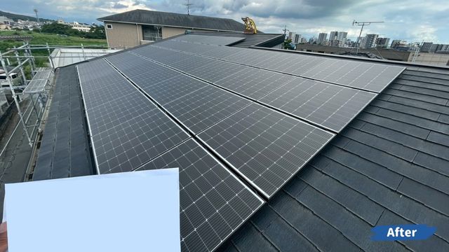 太陽光発電システム 新規設置｜熊本市中央区壺川｜E様邸