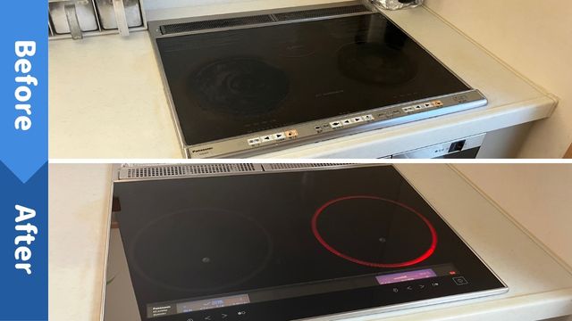 IHクッキングヒーター 取替工事｜熊本市東区長嶺南｜U様邸