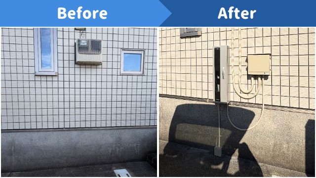 EV充電器 新規設置｜菊池郡菊陽町久保田｜H様邸